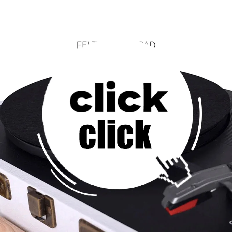 30MM Felt Turntable Platter Mat Slip Mat Audiophile 3MM Thick Turntable Mat For Vinyl Record Replacement DIY Accessories