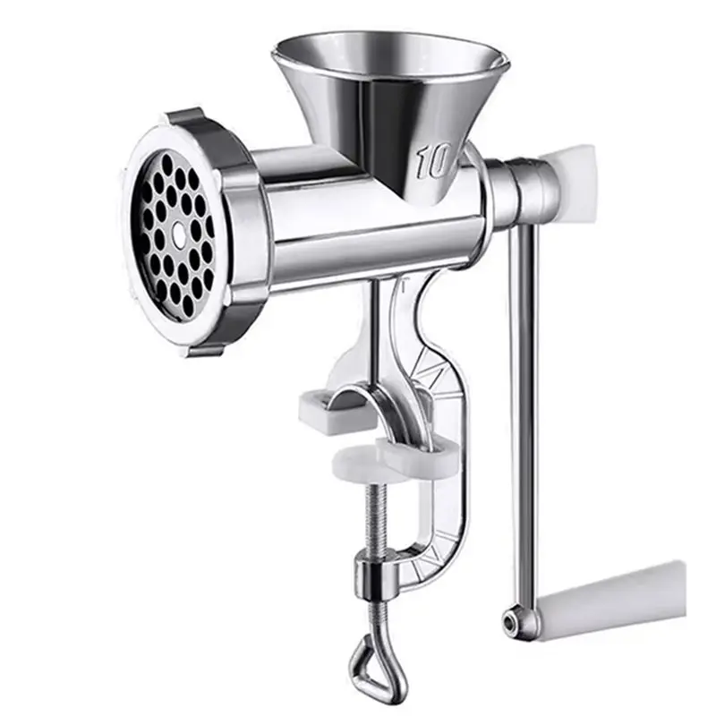 [Compact】 Hand Operated For Meat Grinder With Sausage Stuffer For Household For Meat Grinding& Sausage Filling