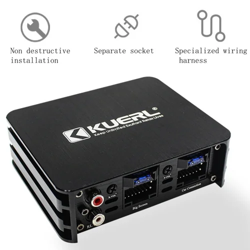 Imagen 2 del producto Amplificador DSP para coche Clase AB de 4 canales RMS 4*60W sistema de Audio automotriz amplificador de sistema de pantalla grande Android dedicado