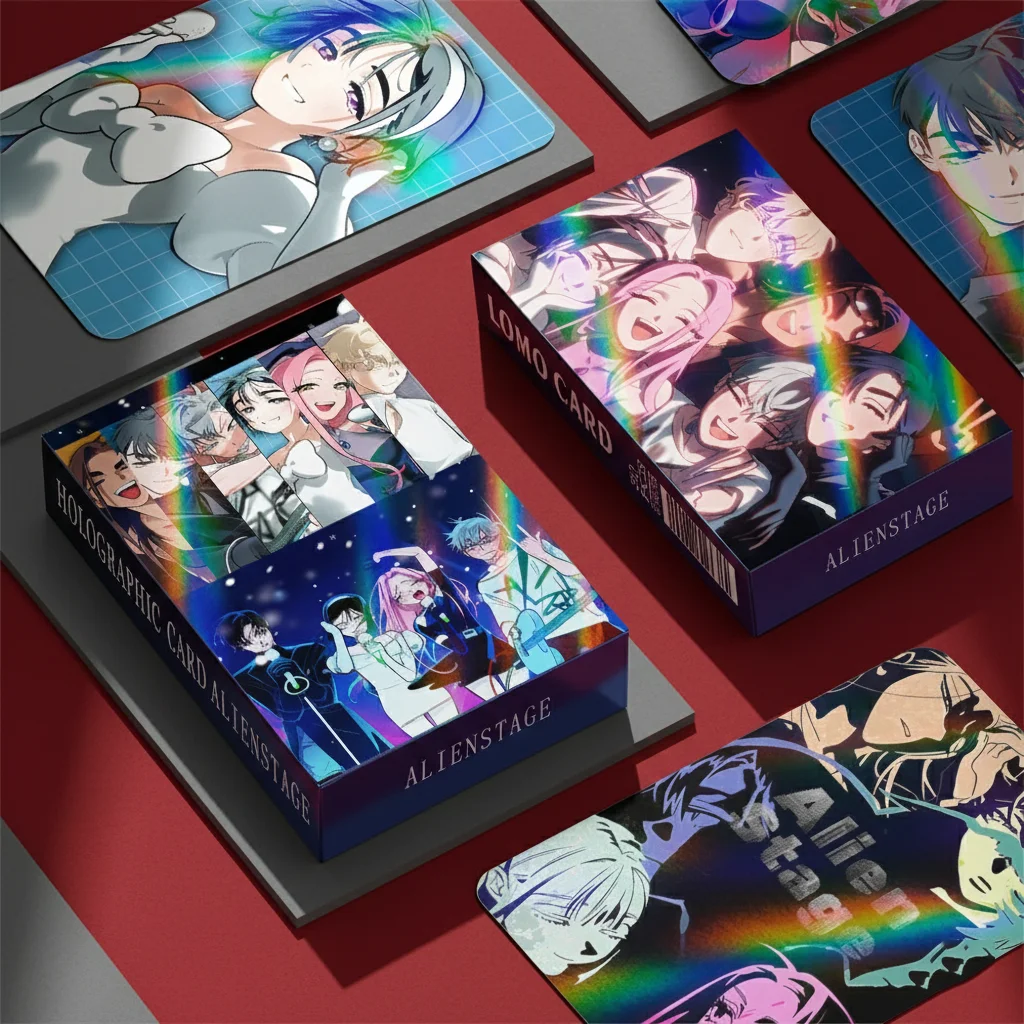 30pcs Korean Manga Alien Stage Photo Cards Set - Luka Hyuna Ivan Collectible LOMO Card Fans Collection Gift
