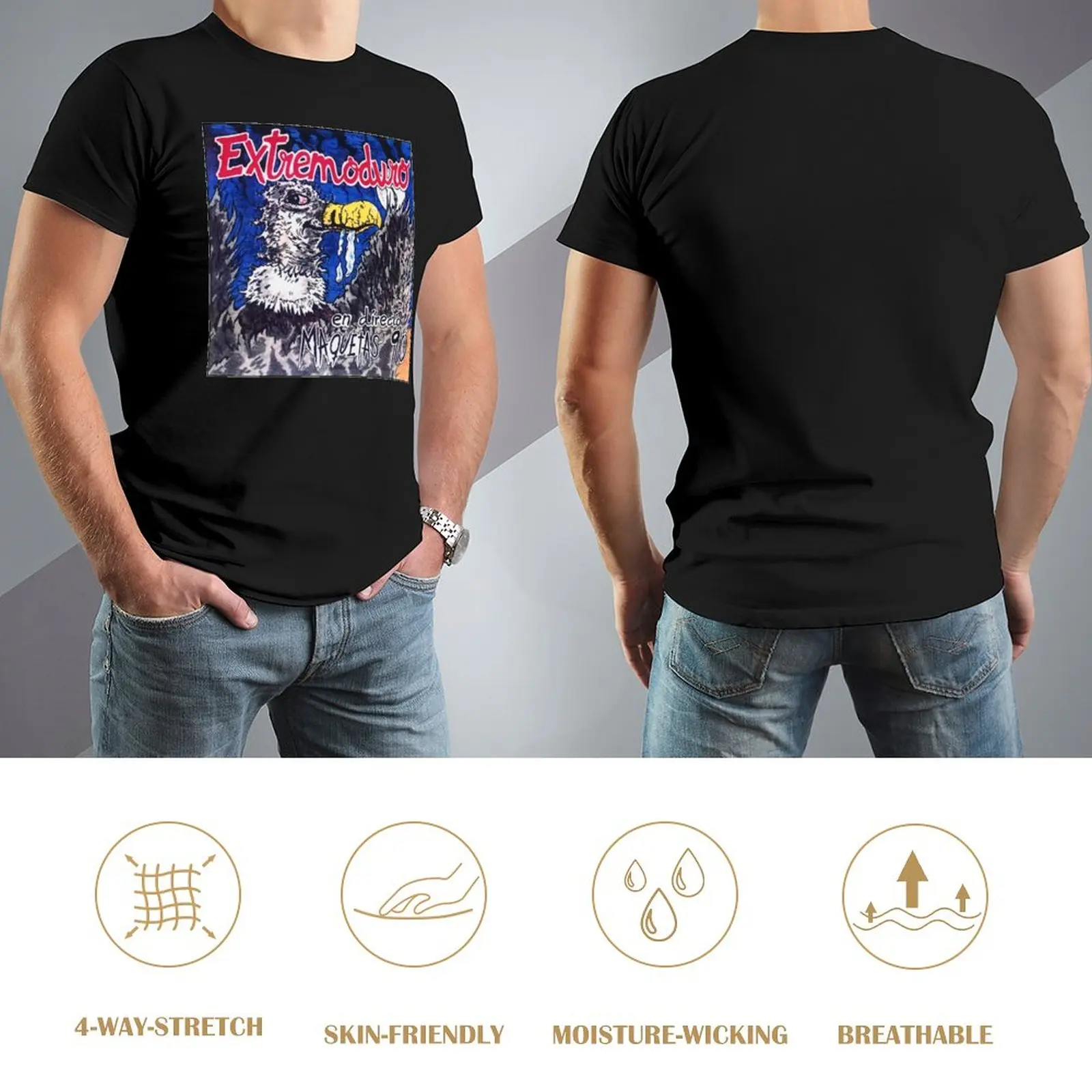 Extreme duro – t-shirt graphique, Fitness, haute qualité, taille européenne