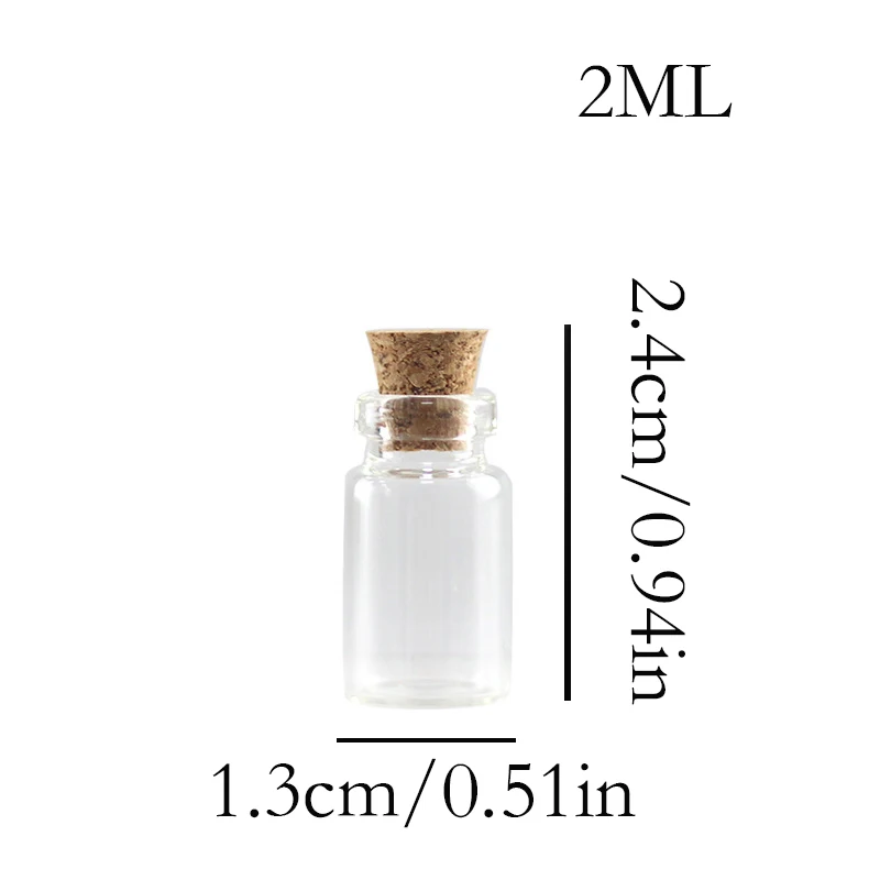 20 Floating Wish Bottle Hanging Decorations, DIY Handmade Storage Containers, Perfect for Parties and Holidays, Multi-Purpose