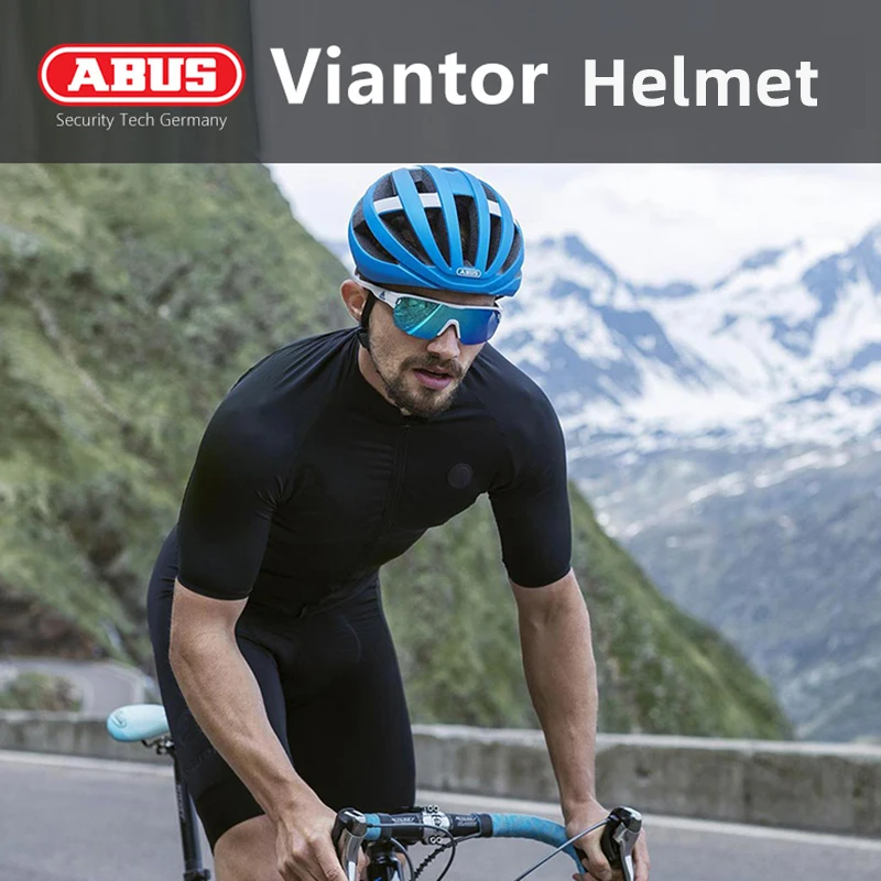 ABUS Viantor Ultralight Professional Bicycle Helmet Road Bike EPS Shock-absorbing Riding Helmet MTB Cycling Sport Safety Helmet