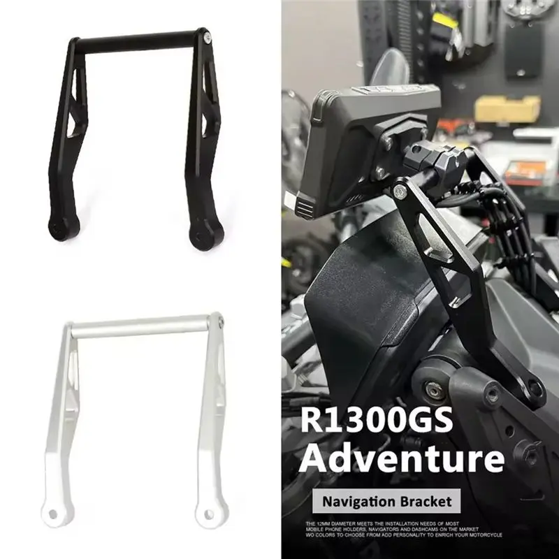 A20K-Motorcycle Navigation Bracket GPS Mobile Phone Holder Mount Support For BMW R 1300GS R1300GS Adventure 2023 2024-