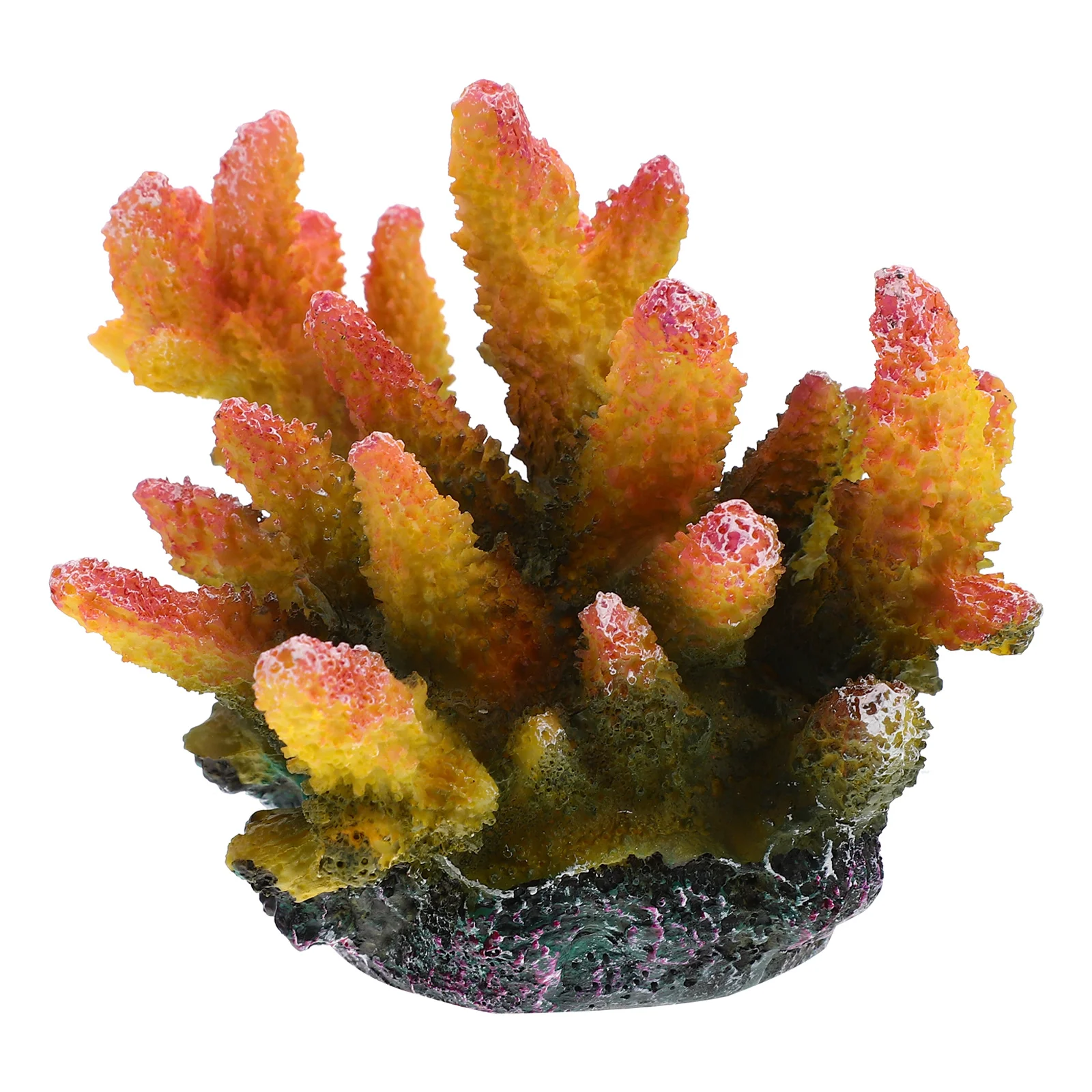 

Fish Tank Coral Reef Decor Exquisite Resin Coral Statue for Aquarium Landscaping Decoration Natural Look Safe Material