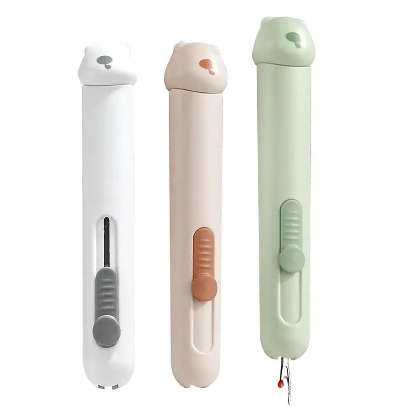 A44Z-2-In-1 Automatic Needle Threaders Seam Ripper ,Needle Threaders For Hand Sewing, Embroidery,Quick Needle Threading Tool