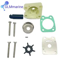 Water Pump Impeller Kit for Yamaha Outboard Motor 2 Stroke 4HP 5HP 6E0-W0078-A2-00 6E0-W0078-02-00