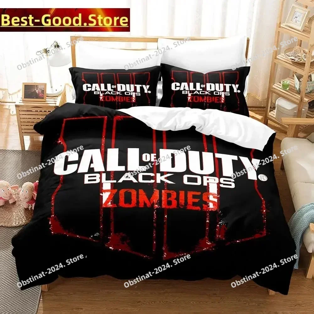 3D Fashion Game Call of Duty Bedding Set Print single Comforter Quilt Bed Cover Duvet Cover Pillow Case 3 Pieces Kids Adult Size