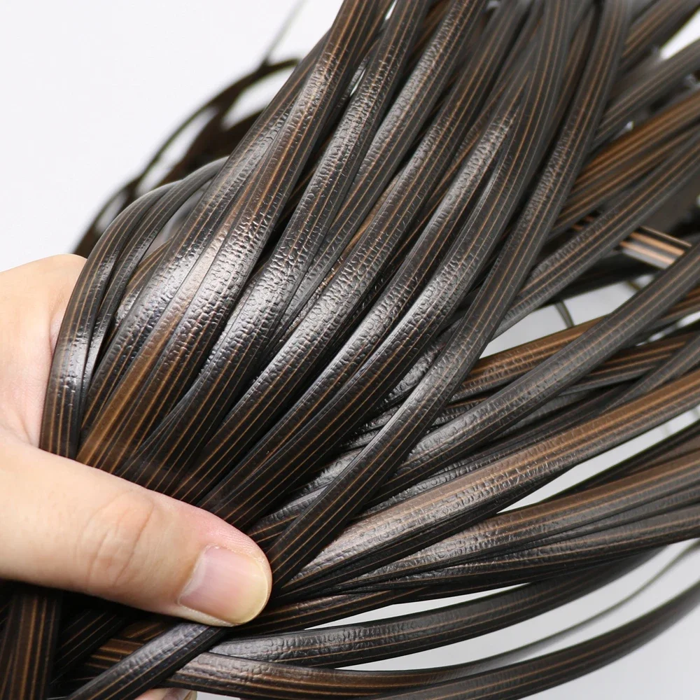 500g tecido rattan saco material gradiente rattan plástico sintético plano para componente de cadeira de mesa ao ar livre