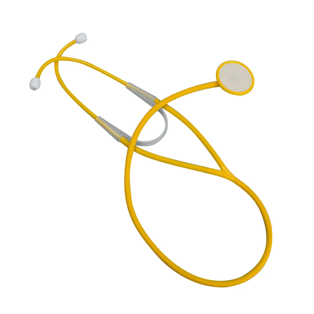 Estetoscopio DIY, juego médico de plástico rojo, accesorios para actuación en escenario, juego de disfraces