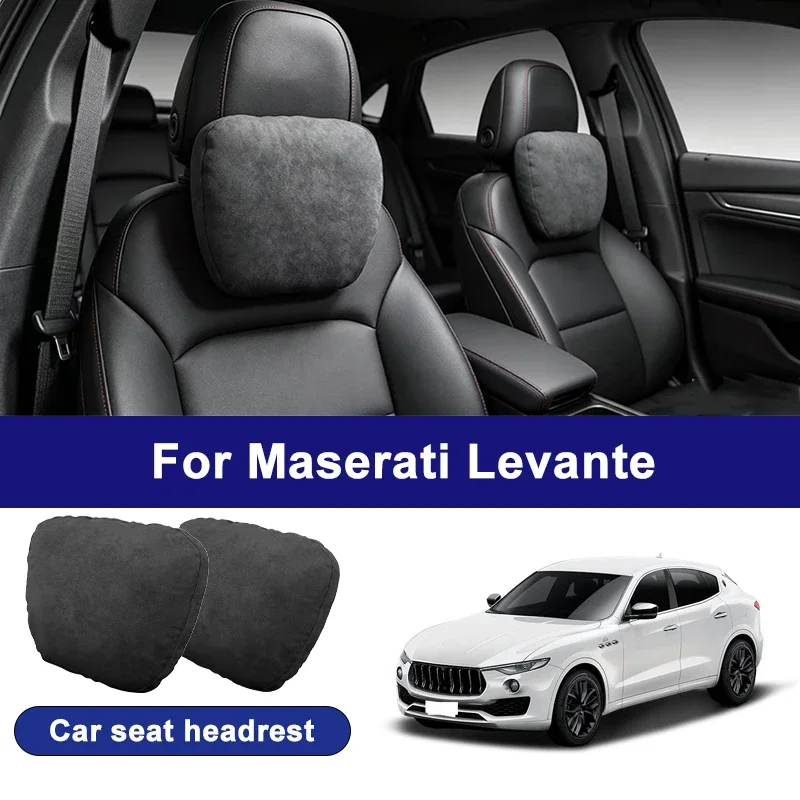 

For Maserati Levante car headrests, soft universal adjustable car seat pillows, car neck pillow cushions, car accessories
