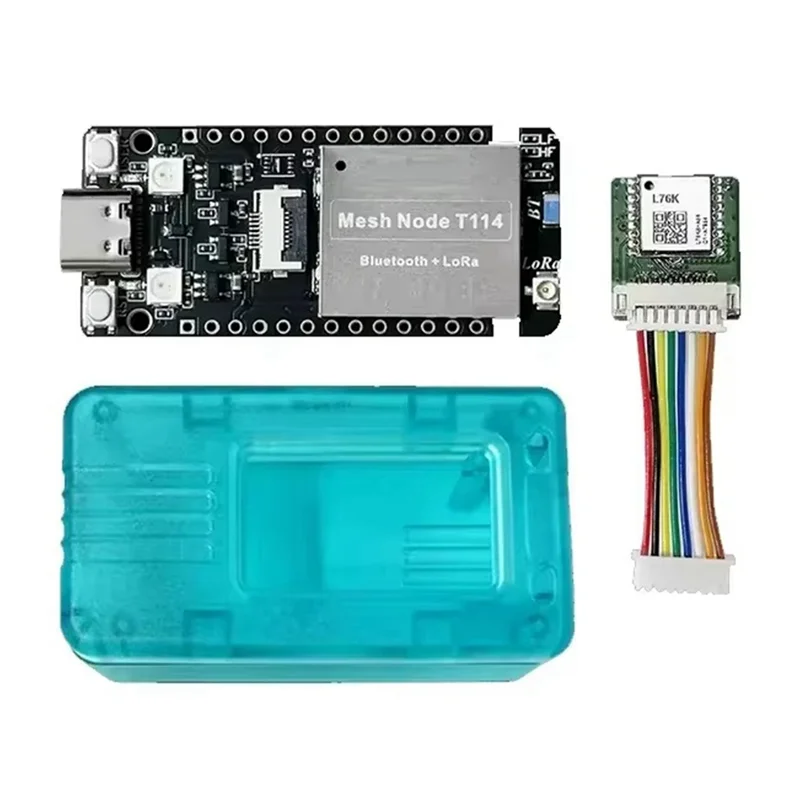 جديد شبكة عقدة T114 Mehtastic المقتفي NRF52840 SX1262 Lorawan تحديد المواقع Devboard Nordic NRF52480 SX1262 Lorawan 470-510Mhz