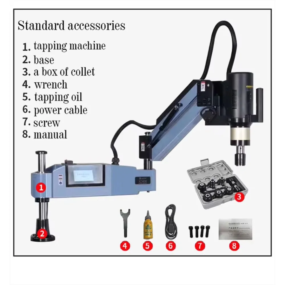 Intelligent Electric Tapping Machine Servo Rocker Arm CNC Electric Tapping Machine Fully Automatic Tapping Machine