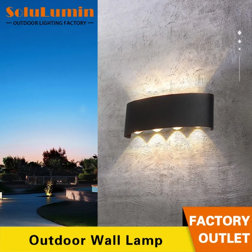 

LED Wall Lamp Outdoor Waterproof Interior Wall Light 2W 4W 6W 8W 10W Balcony Garden Bedroom Bedhead Decorative Light AC85-265V