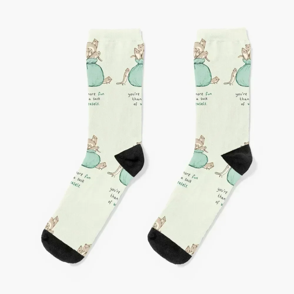 

Sack of Weasels Socks kawaii hiking Hiking boots hockey Luxury Woman Socks Men's