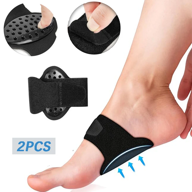 

Arch Support Brace,Adjustable Plantar Fasciitis Arch Support Inserts with Honeycomb Padding for High Arch, Flat Feet Pain Relief