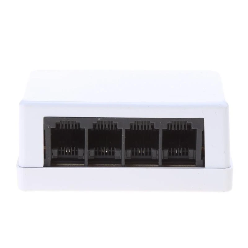4-Way RJ45 إلى RJ11 محول Netword إلى محول الهاتف للاستخدام المنزلي والمكتبي للاتصالات واضحة وموثوقة #3
