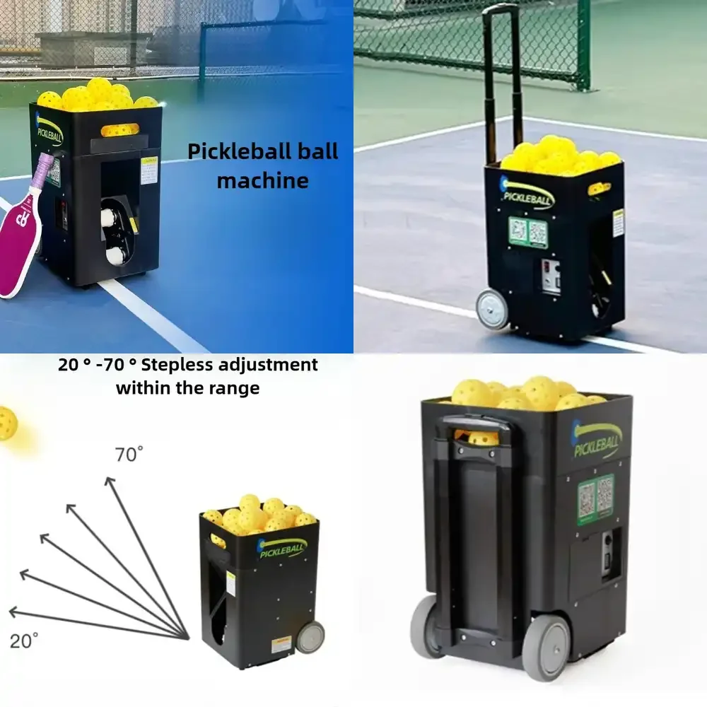 

WAP01 Adjustable Pickleball Serve Machine Large Capacity Pickleball Serve Device Beginner Pickleballs Trainer Portable Sport