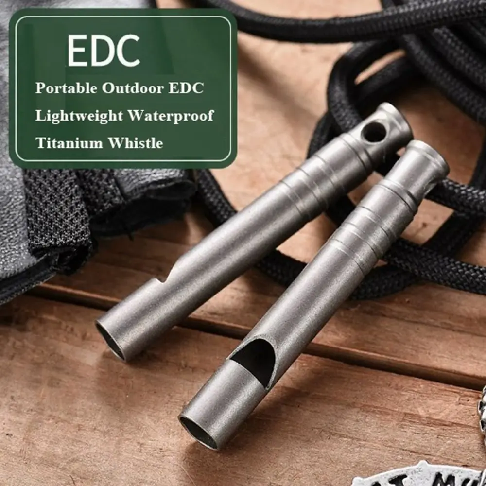 

New Portable Loud Lightweight Whistle Multistyles Mini Waterproof Titanium Whistle Camping Hiking Whistle Outdoor EDC Tool