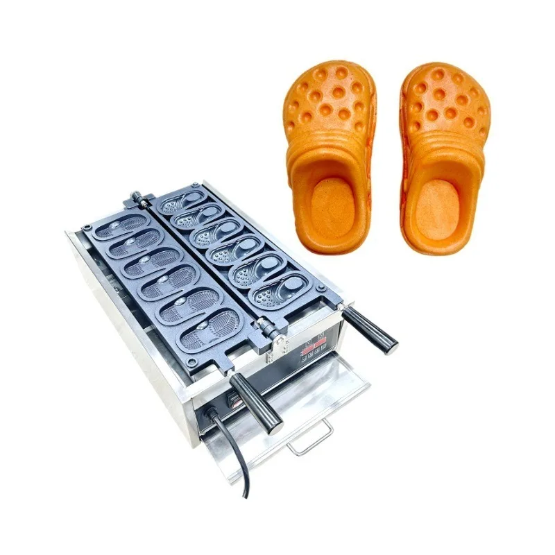 

Household all-purpose hole shoe egg machine, electric slipper mold bread machine, six-hole slipper burning machine