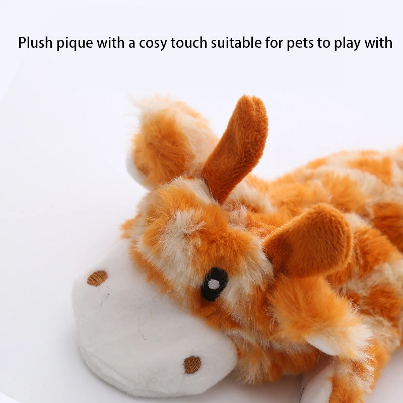 Assorted Squeaky Plush Dog Toys, Durable No-Stuffing Animal Chew Toy Set for Small, Medium, and Large Breeds, Soft Interactive