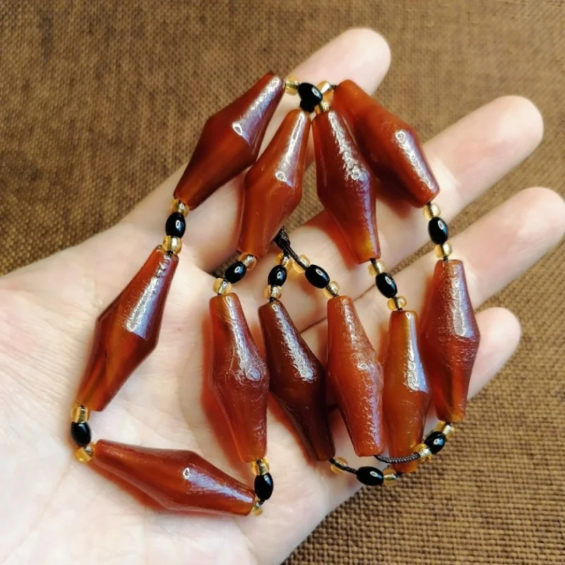 

Соберите счастливый красный агат, длинные бусины, ювелирные аксессуары без ожерелья с подвеской