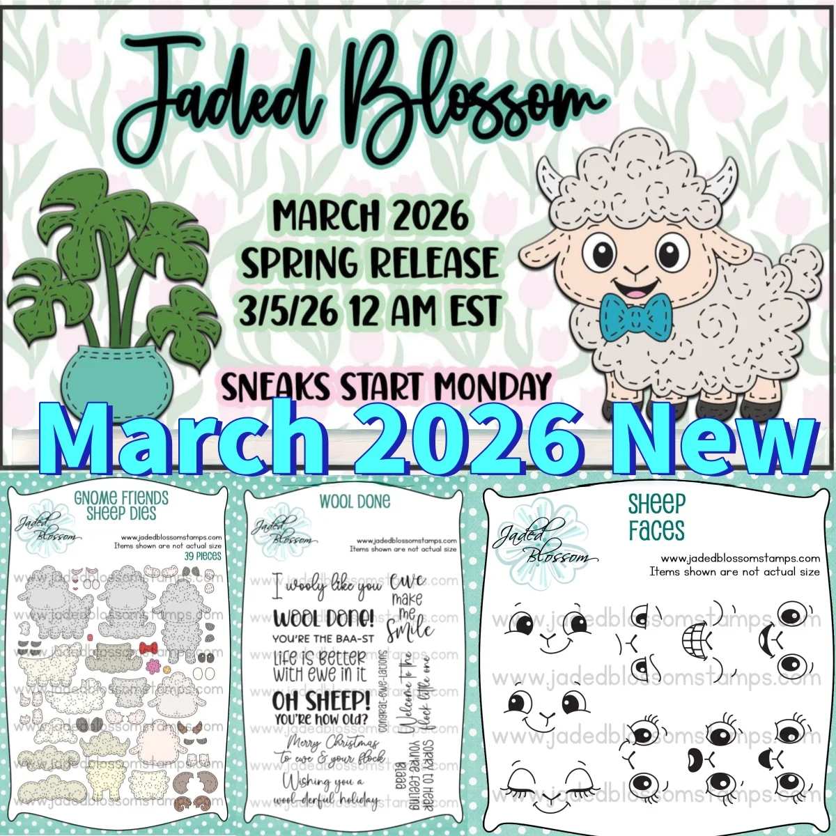 March 2026 New Sheep Wool Tulip Metal Cutting Dies Clear Stamps Stencil For DIY Decorating Scrapbook Paper Embossing Template