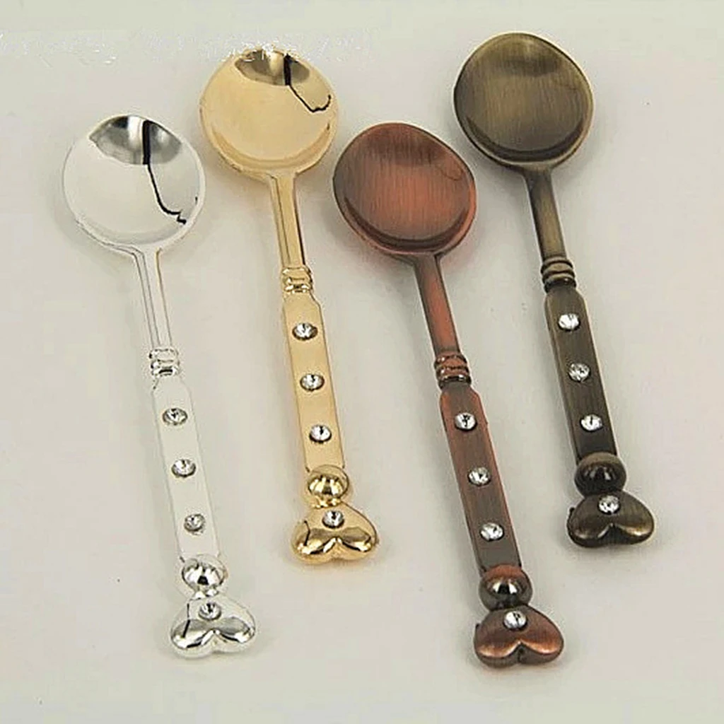 Stainless Steel Tableware Creative Spoon, ring Spoon, , Bar Spoon, Mixing Spoon, Tea Spoon, Ice Tea Spoon, Ice Spoons