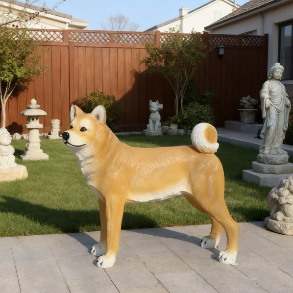 Escultura Realista de Perro Ak - Resin Art Sculptures reseña y precio