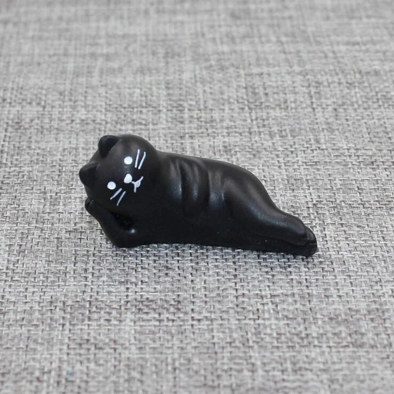 Sleeping Decole Cat Pig Panda Frog Miniature Figurine Craft Home decoration fairy garden animal statue Toy Figurine