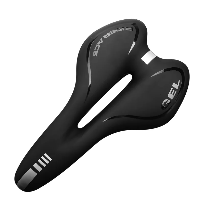 Bike Saddle Gel MTB Mountain Road Cycling Seat For Men Women PU Leather Silicone Comfortable Soft Shockproof Bicycle Cushion