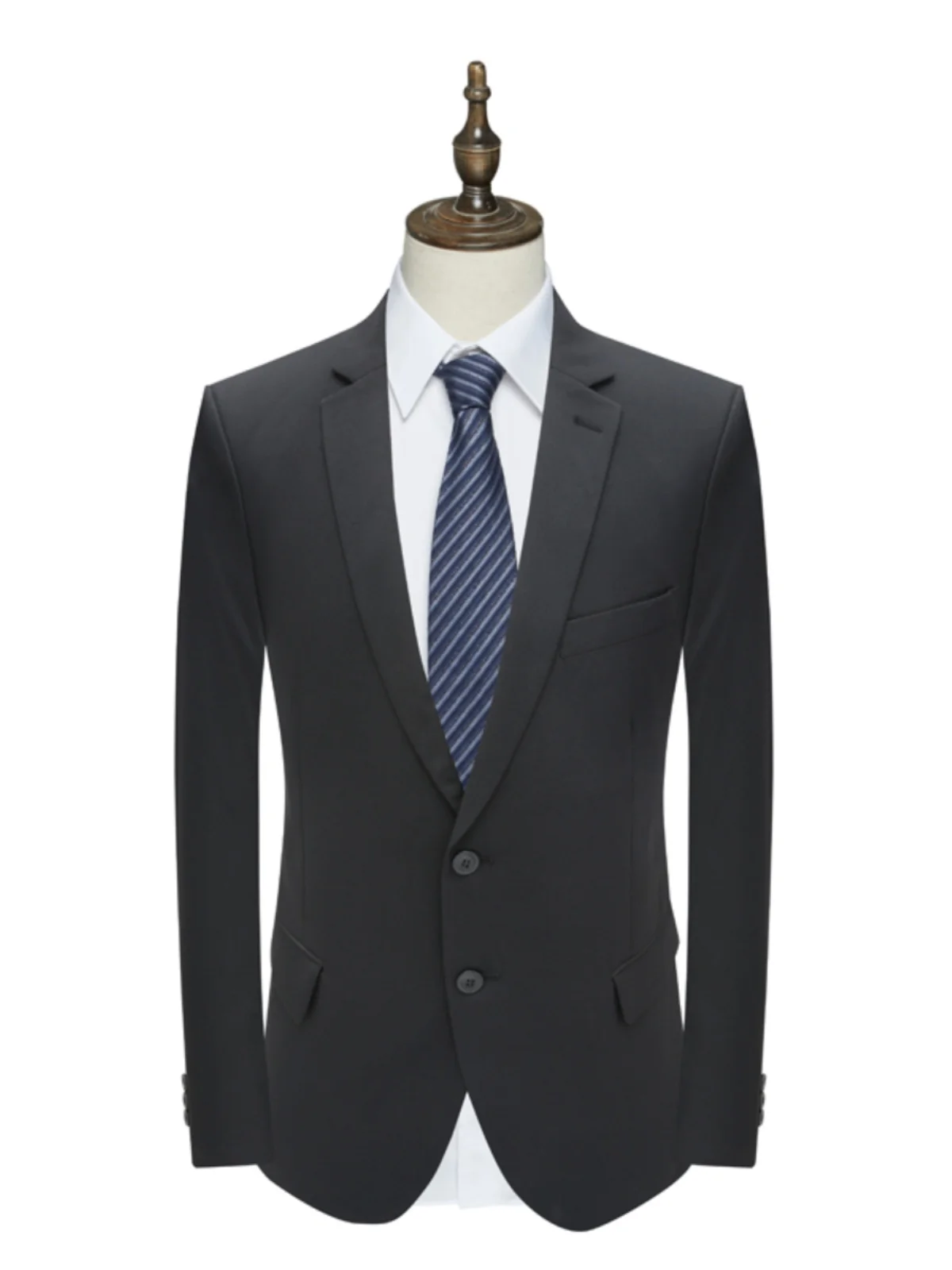 

Мужской костюм Busin Jaet с двойным разрезом и двумя пуговицами, повседневная одежда Faion Urban Long Sve с простым воротником