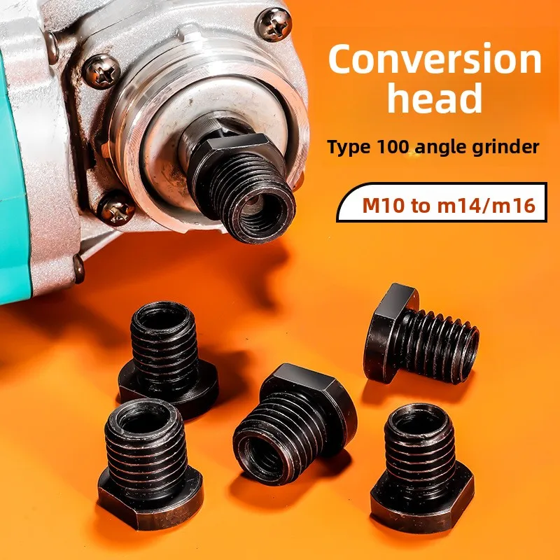 Tête de conversion de meuleuse d'angle de type 100, haute dureté, adaptateur M10 à M14 non déformable