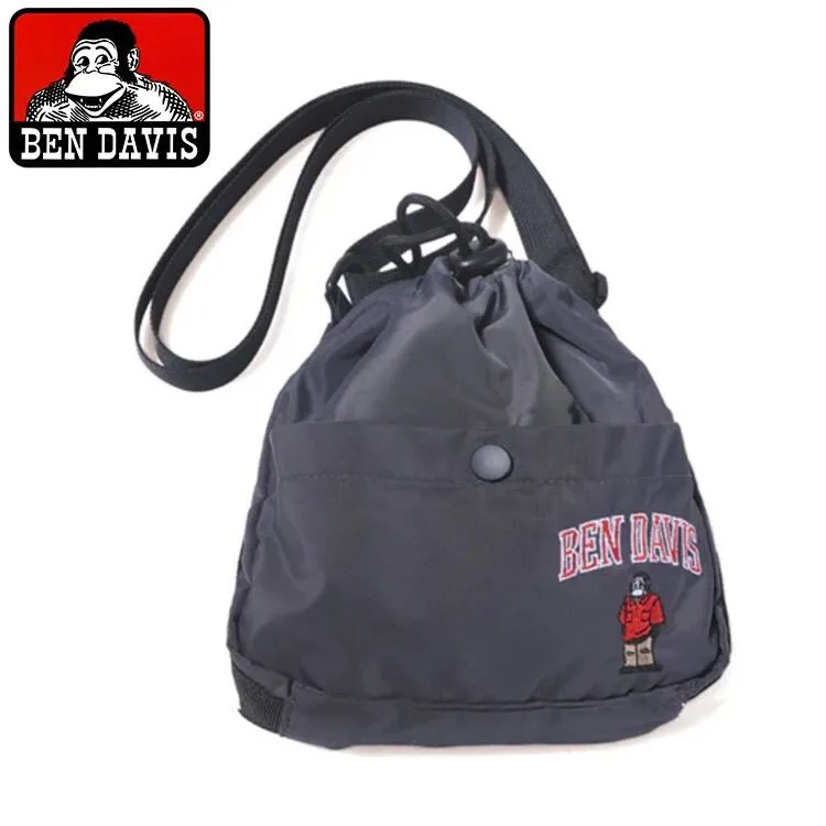 BEN DAVIS New Outdoor Drawstring Bucket Shoulder Bag Men Women Fashion Convenient Crossbody Bag
