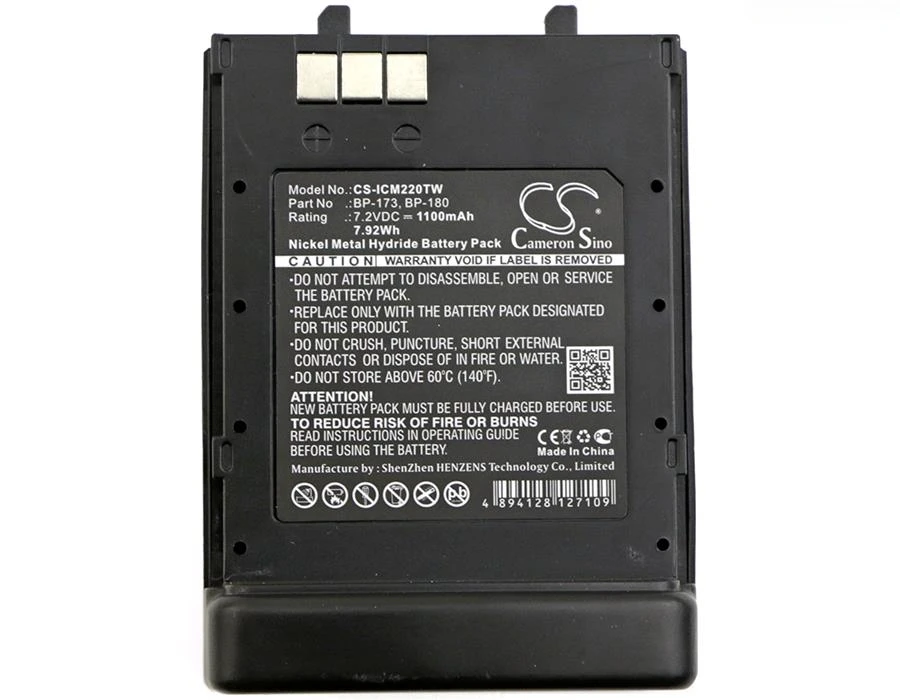 

Cameron Sino 1100 мАч аккумулятор для Icom IC-T7,IC-T7A,IC-T7H,IC-T70,IC-T22,IC-T22A,IC-T22E,IC-W31,IC-W31A,IC-W31EIC-W32,