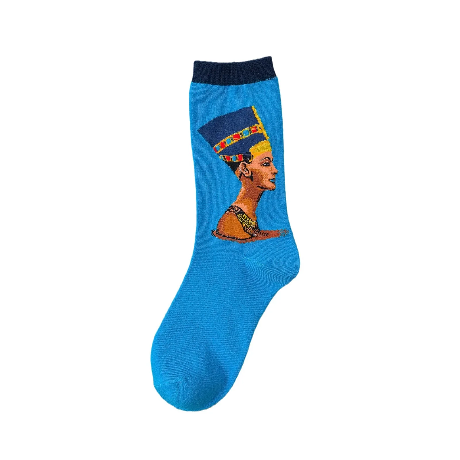 Socks Painting Style Astronaut Women Socks 100 Cotton Harajuku Colorful Full Socks Women Space Streetwear Short Sock for Girls