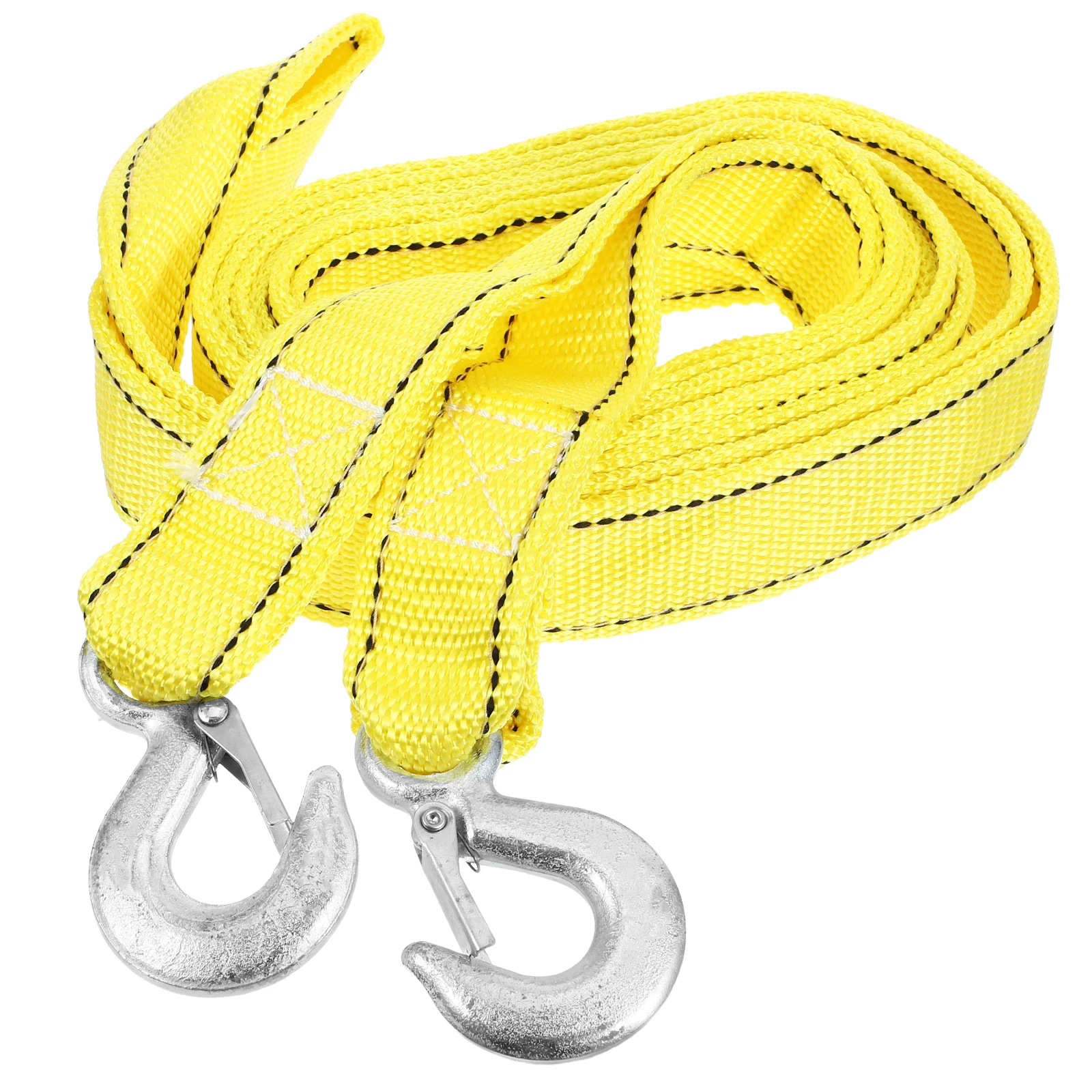 

Heavy Duty Tow Off-Road Vehicle Emergency Towing Strap With Hooks For Trucks Suvs Winch Recovery Rope High Strength