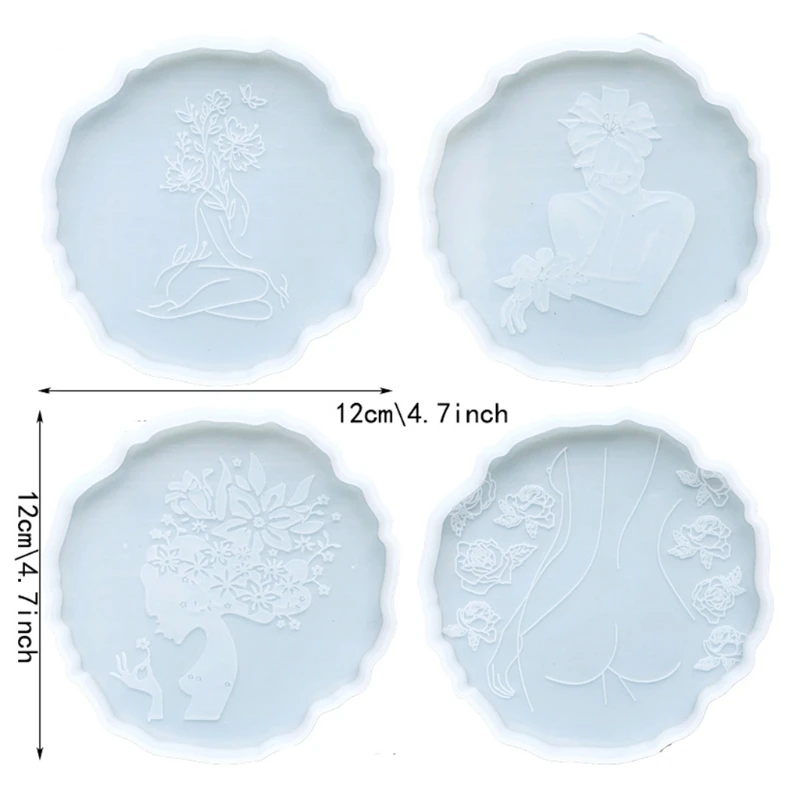 Human Body Resin Mold Silicone Jewelry Tray Epoxy Resin Casting Mold