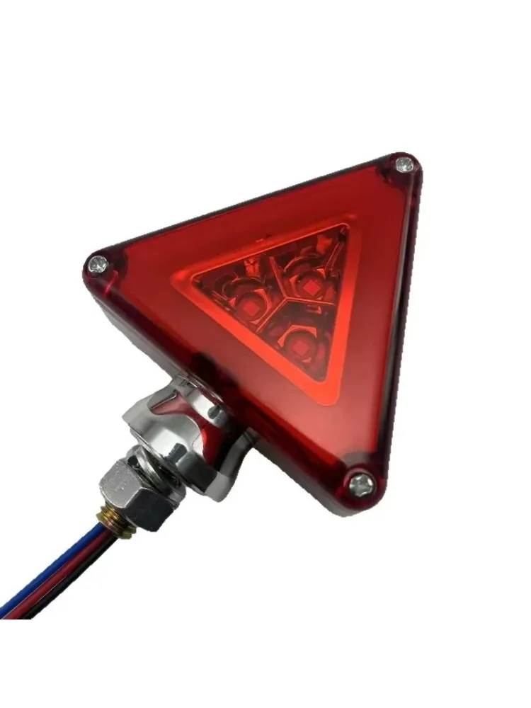 Lampu Sein LED Merah Amber 3 inci Tria Fine untuk Lampu Penanda Samping Lampu Rem Belakang Lampu Peringatan Truk Trailer Karavan