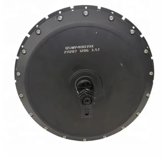 150mm Dropout 17*1.85inch QS273 40H 8000W Motorwheel 3T 3.5T 5T Electric Motorcycle Hub Motorwheel with Single Freewheel