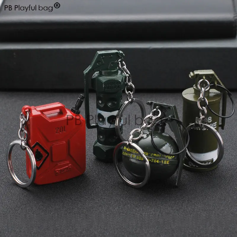 PB Playful bag Cs tactical model equipment prop grenade smoke bomb toy key chain toy gun peripheral gift zd58