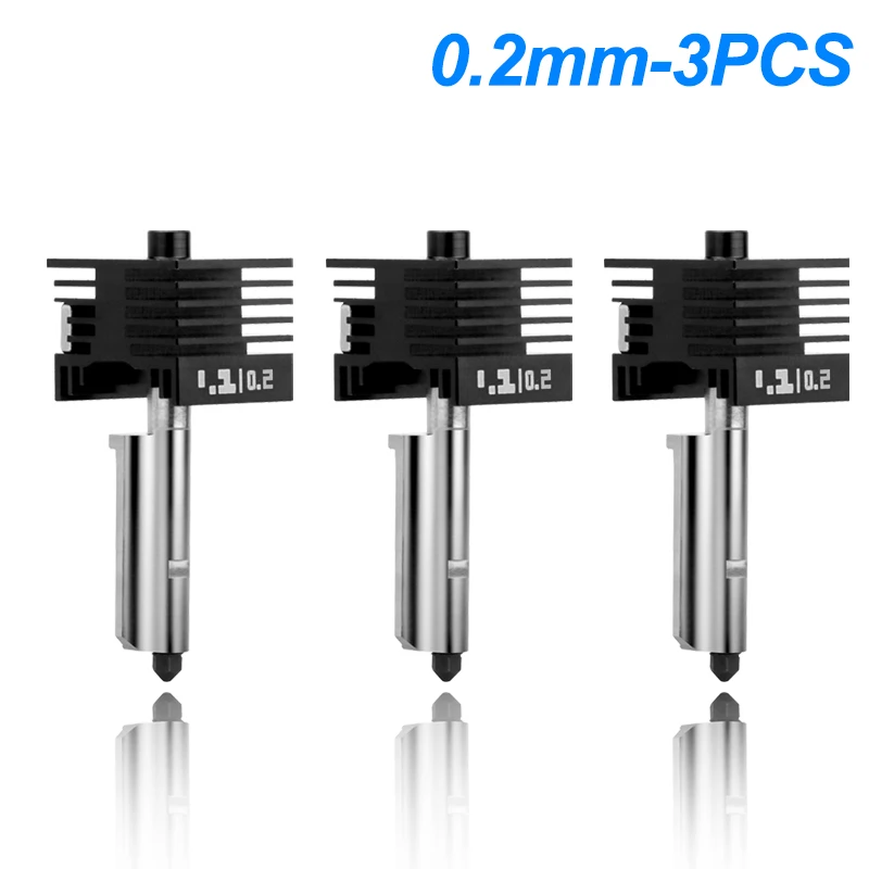 Verbeterde Hotend Voor Bambu Lab P2S 0.2 0.4 0.6 0.8mm Gehard Stalen Mondstuk Vervang Hot End Kit Voor Bambu Lab P2S Nozzle Montage