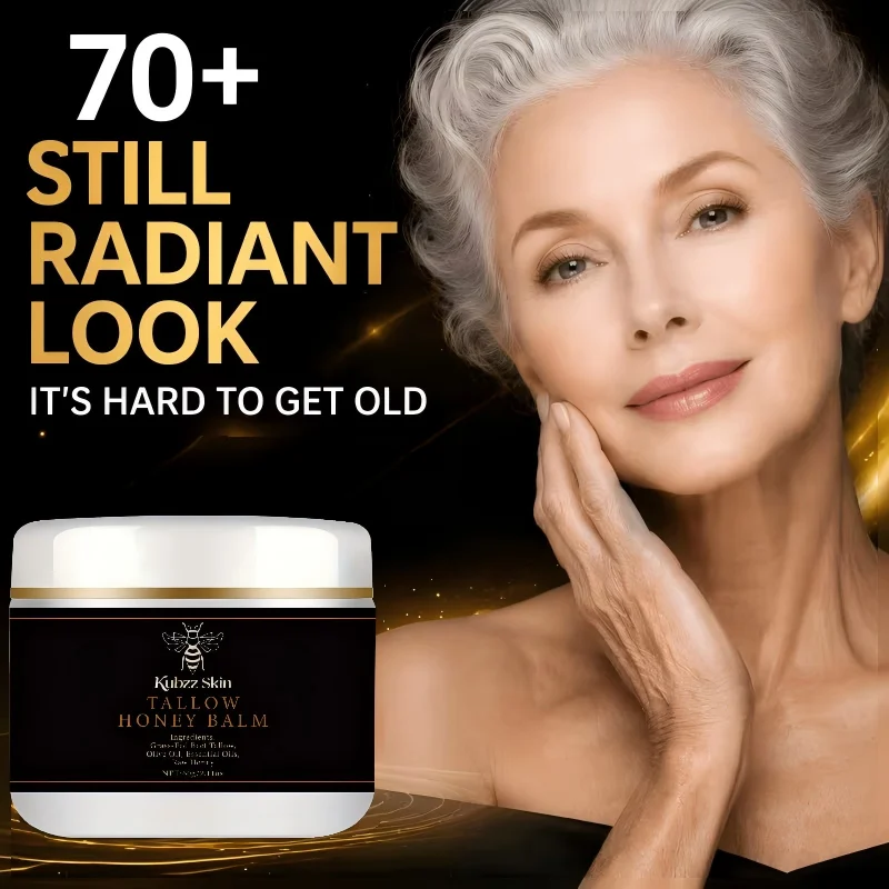 [Powerful Korean Bee Venom Face Cream] Beef Tallow Honey Brightening Balm 50G——Contains Niacinamide, Retinol, Bee Venom, Hyaluronic Acid, Collagen, Vitamin E, Smooth and Moisturizing, Improves Roughness, Suitable for Face and Body, Unisex Daily Care