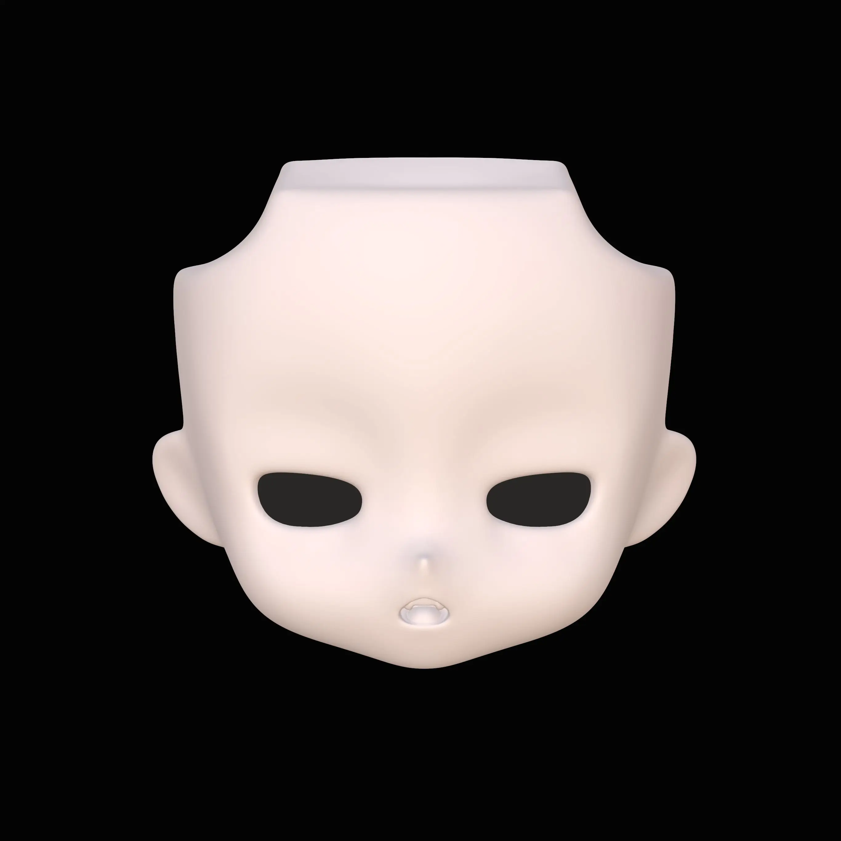 Handmade OB11 Faceplates GSC Blank Face Water Sticker Face Shell Make Up Faceplate BJD Doll Accessories Game Anime  Toy  Kids