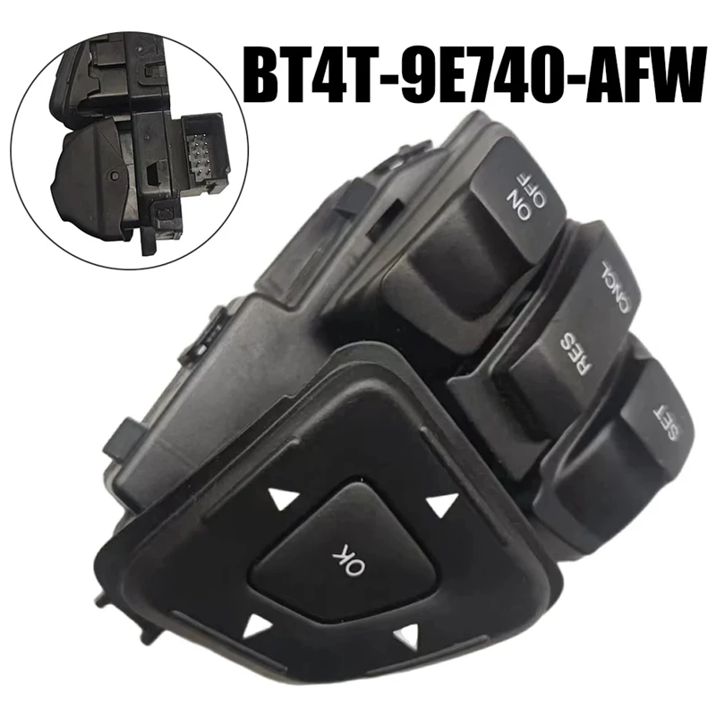 BT4T9E740AFW Car Steering Wheel Cruise Control Switch For Ford Edge Explorer Flex