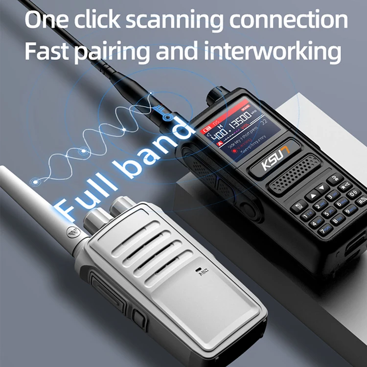 KSUN UV82D UHF VHF ثنائي النطاق FM اتجاهين ناقل موجات الراديو طويلة المدى 10 كجم المحمولة اللاسلكية لاسلكي تخاطب دي لونغو ألكانس