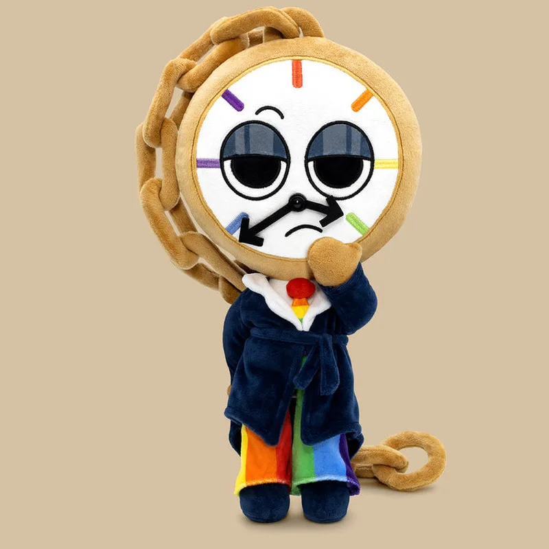 35cm Dandy's World Dyle Deluxe Rainbow Clock Man Plush Toy Soft