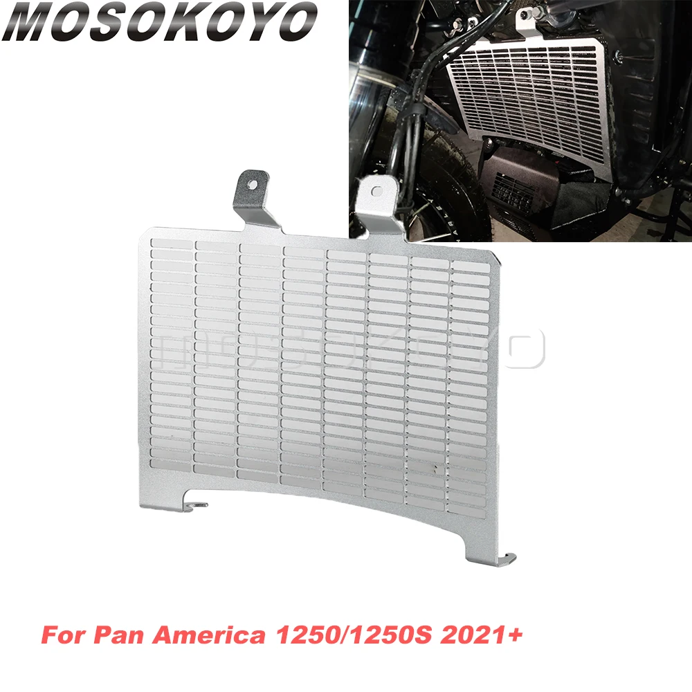 Aluminum Motorcycle Radiator Shield Cover Engine Grille Guard For HARLEY PAN AMERICA 1250 S PA1250 S PANAMERICA1250 2021-2024