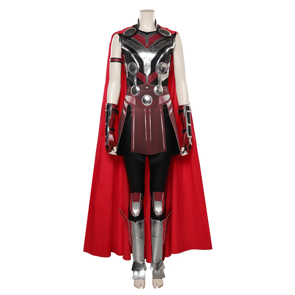 Vermomming Jane Foster Cosplay Fantasia Vrouwen Mantel Battle Suits Film Liefde Superheld Kostuum Rollenspel Outfits Halloween Carnaval