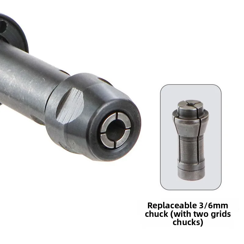Pneumatic Mold Grinder, A Front Exhaust Tool Used For Carving, Polishing, And Deburring